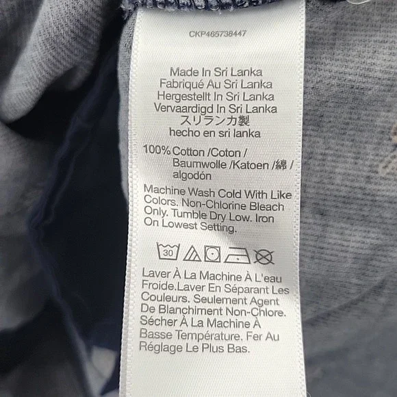 Madewell Paperbag Button-Front Mini Skirt Baby Corduroy Deep Indigo size S NH131 - Picture 9 of 12